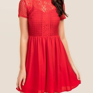 Francesca’s Ladelle Lace Women Dress